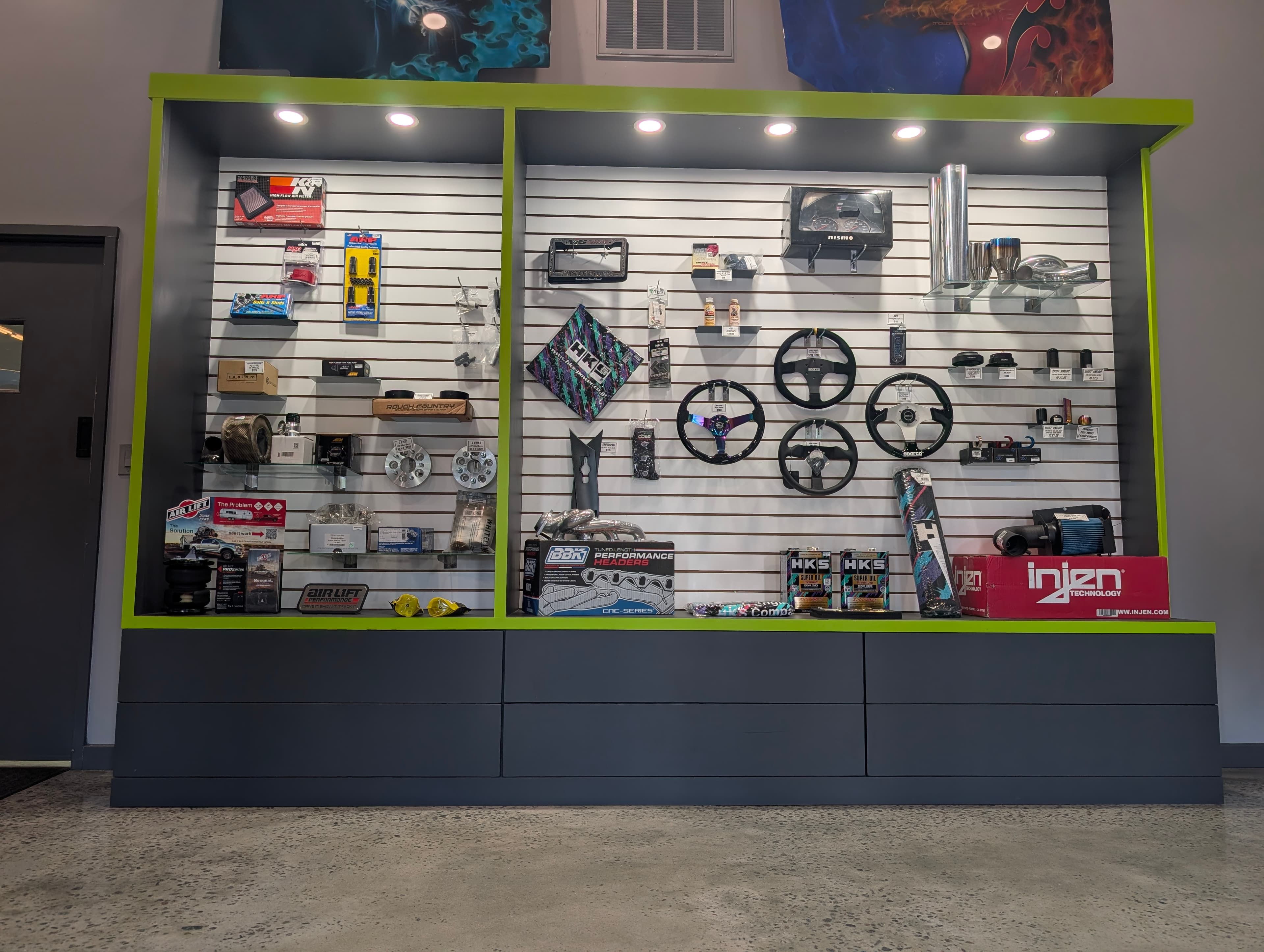 Retail parts display